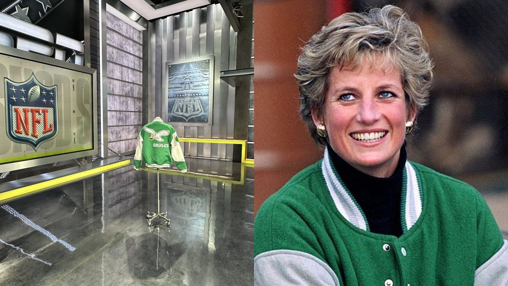 Princess Diana's Eagles jacket goes viral ahead of franchise's