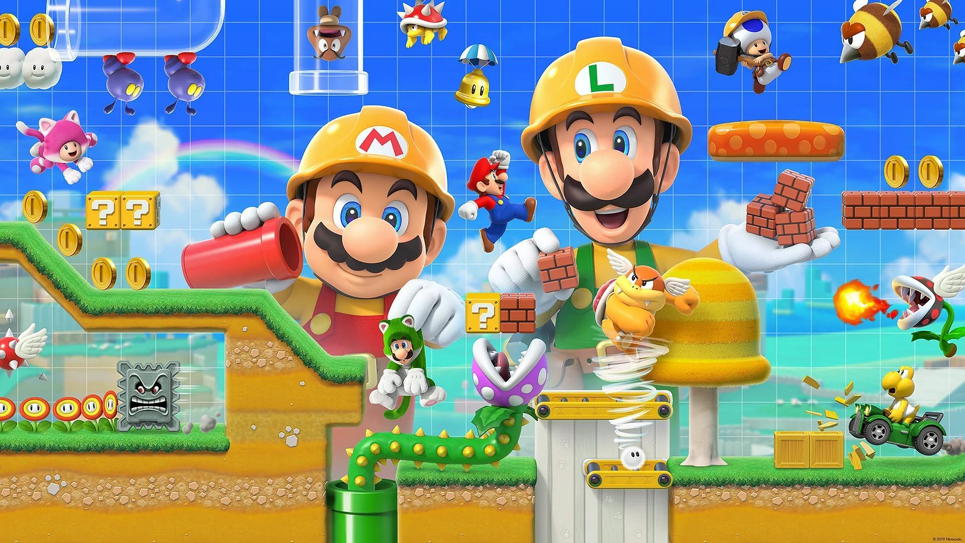 Have you ever wanted to create your own Mario levels? (Image via Nintendo)