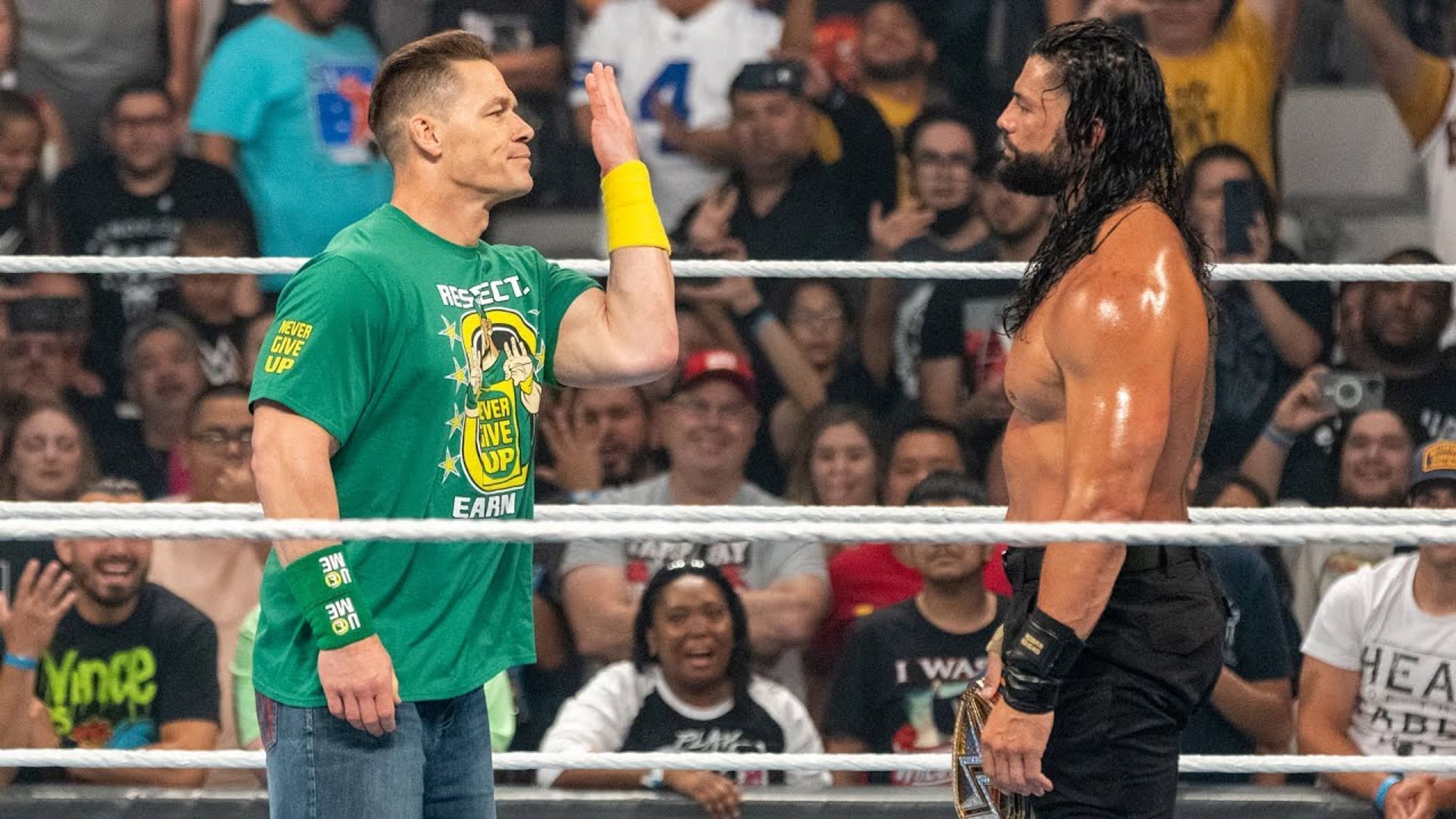 John Cena and Roman Reigns. Image Credits: WWE