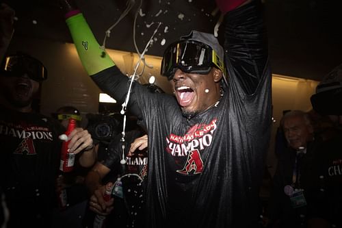 Throughout the NLCS, Marte went 12 for 31, and 8 for 19 in all four of Arizona’s wins.