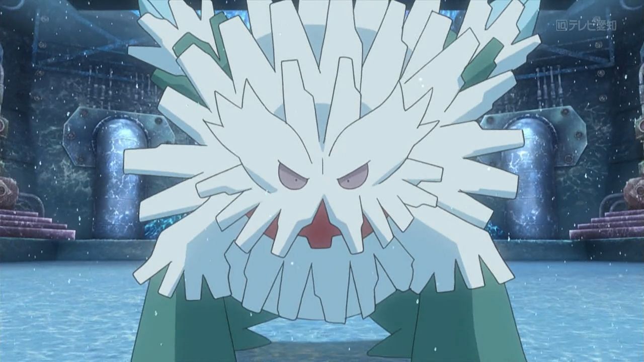 Mega Abomasnow as seen in the anime (Image via The Pokemon Company)