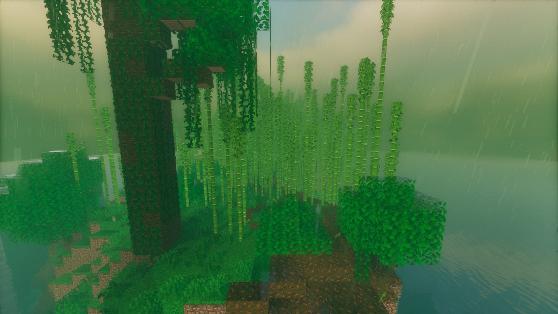 Look for a Jungle biome to complement the beautiful Torii Gate (Image via Mojang)