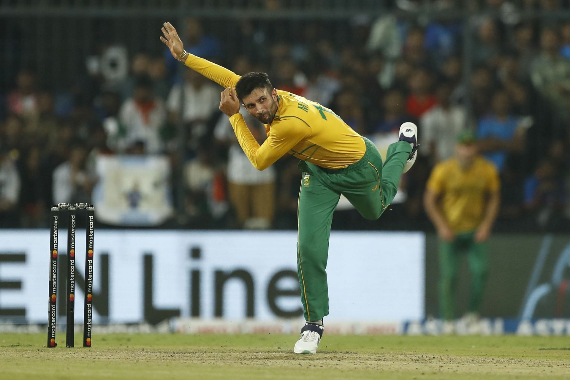 South African left-arm spinner Keshav Maharaj (Pic: Getty Images)
