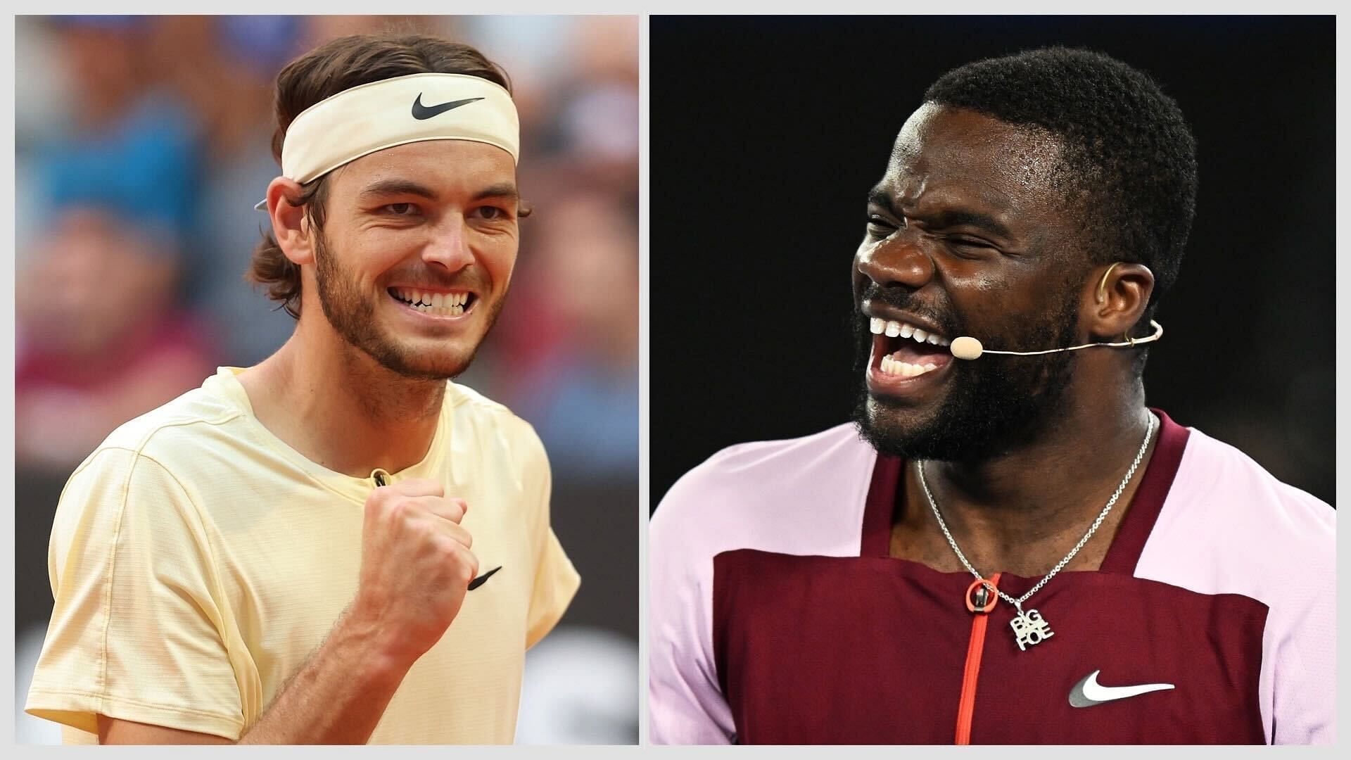 Taylor Fritz (L) and Frances Tiafoe (R) 