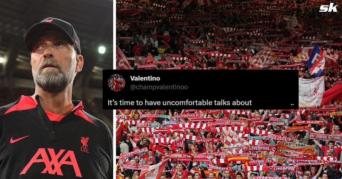 Liverpool fans slammed Andy Robertson on X 