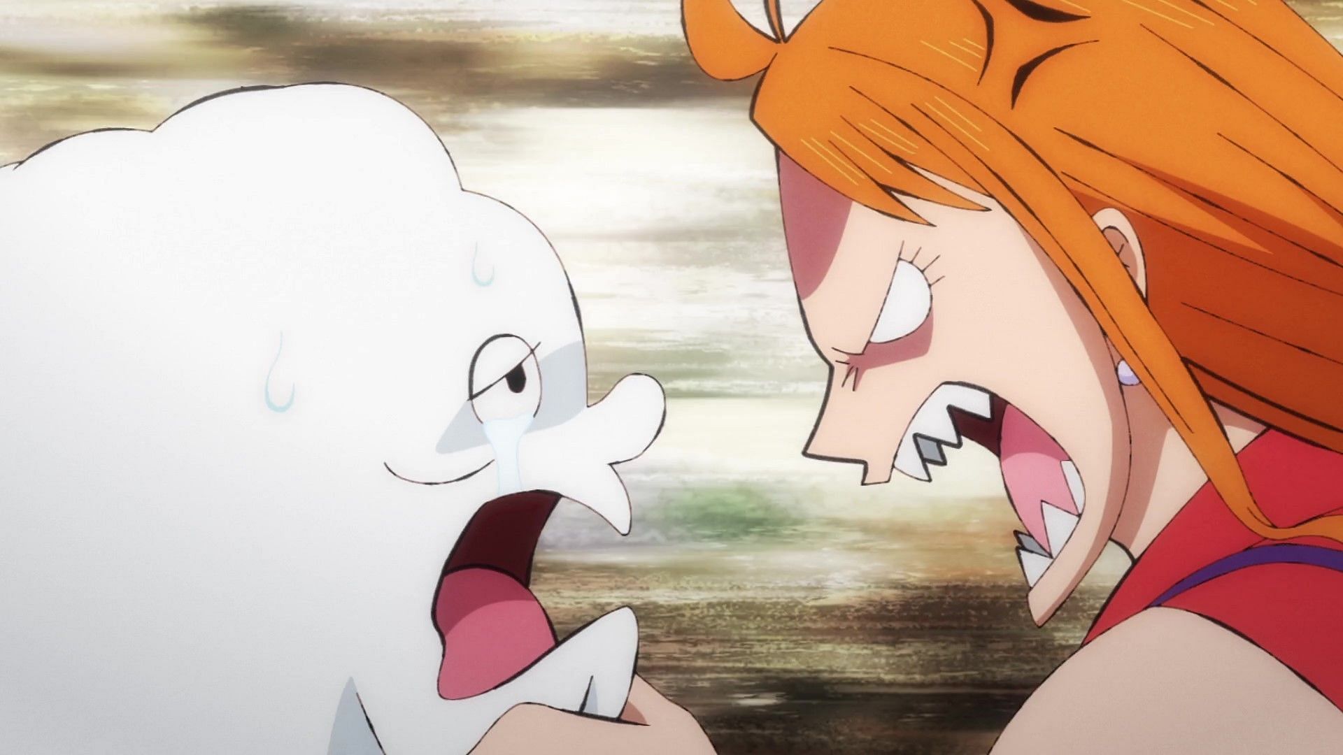 Nami and Zeus (Image via Toei Animation)