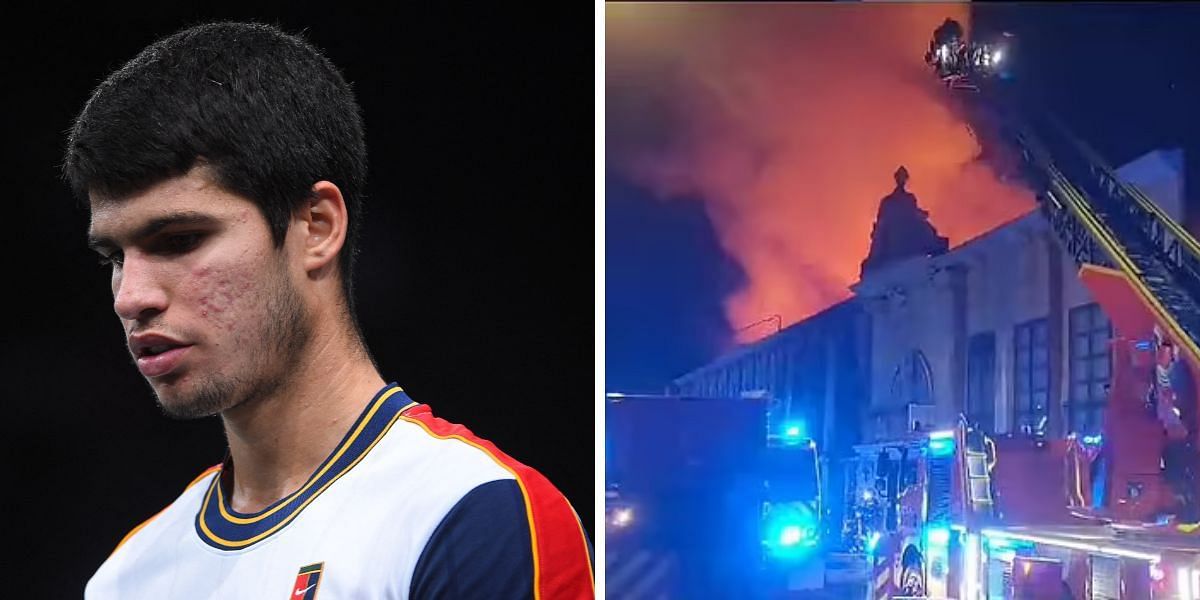 Carlos Alcaraz shocked after fire ravages his hometown