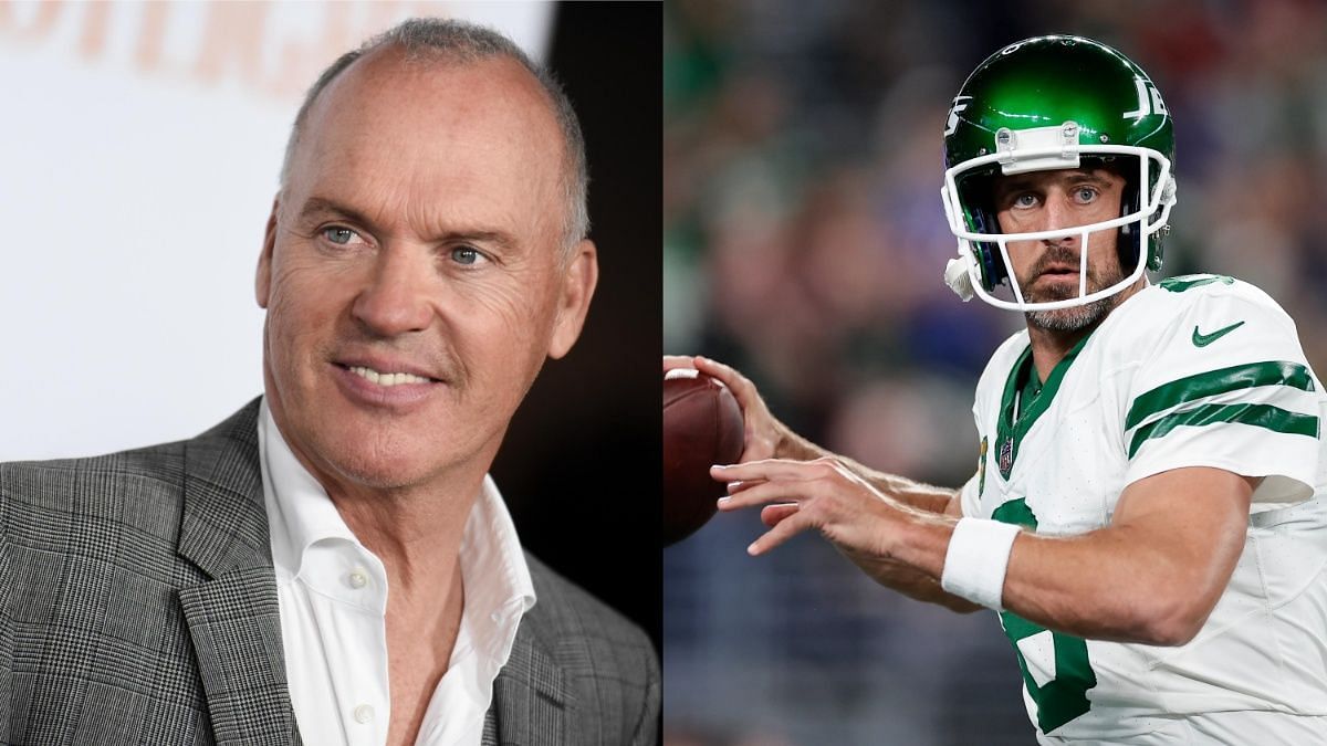 Michael Keaton takes aim at Aaron Rodgers&rsquo; &ldquo;desperate&rdquo; personality over Jets QB&rsquo;s anti-Dr Fauci rhetoric