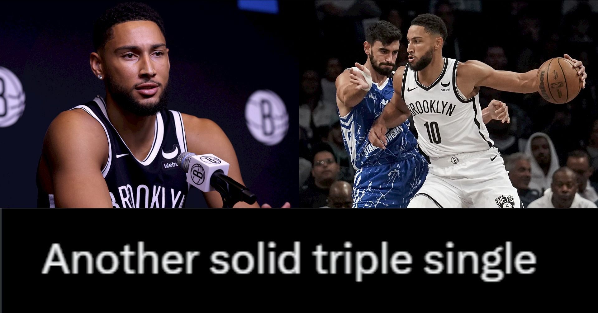 NBA fans remain unimpressed by Ben Simmons despite Nets guard showing occasional flashes of brilliance 