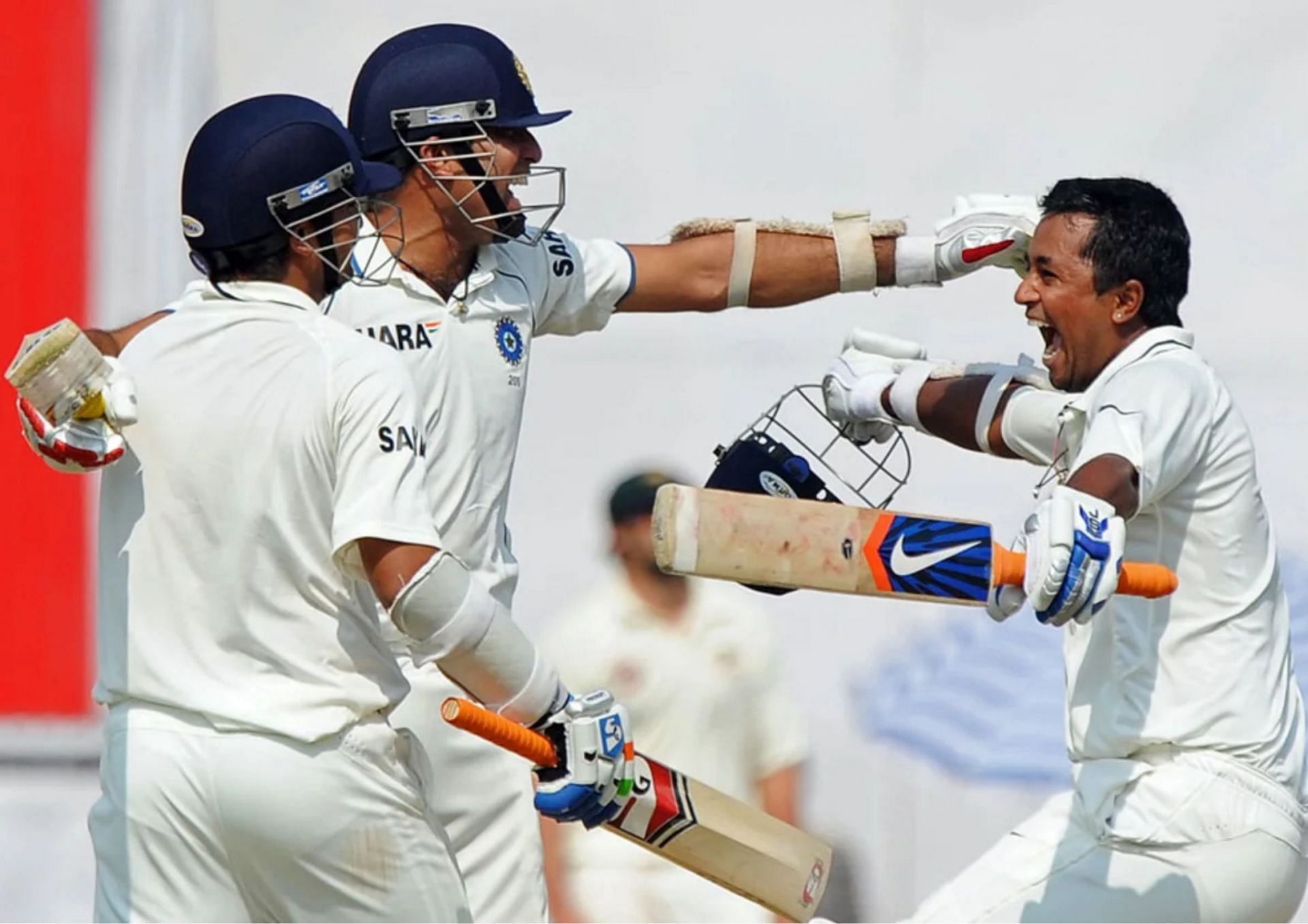 Suresh Raina, VVS Laxman and Pragyan Ojha bask in triumph on the back of India