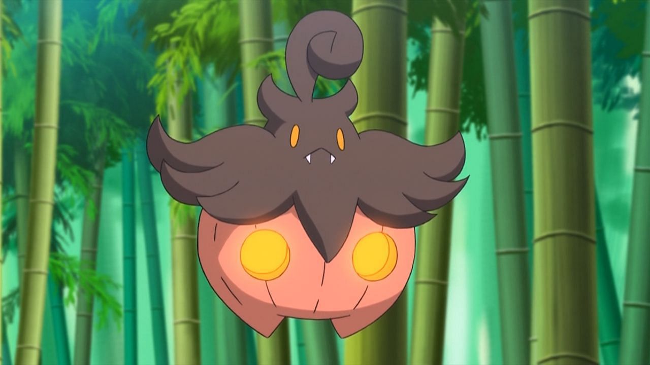 Pumpkaboo as seen in the anime (Image via The Pokemon Company)