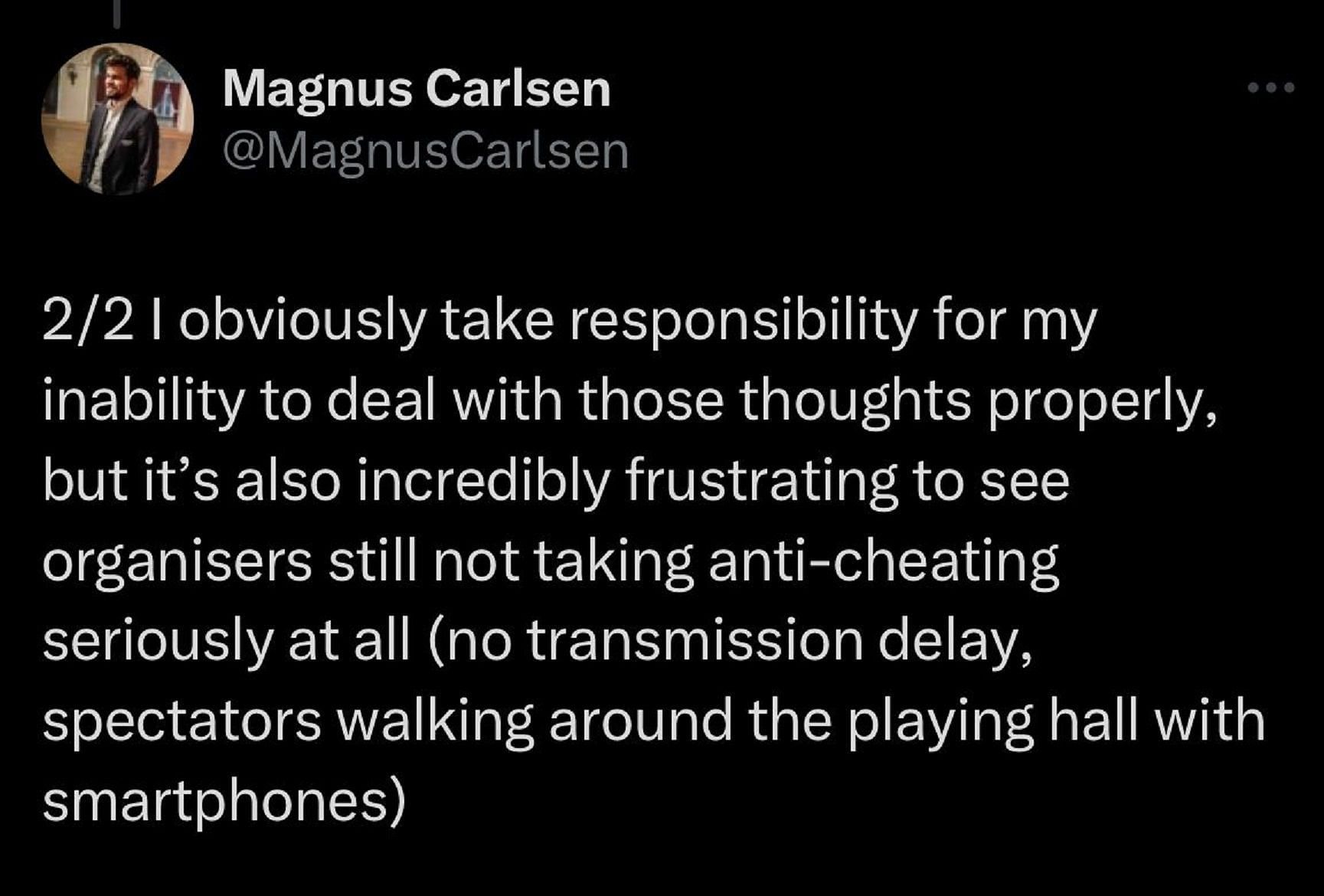 Magnus Carlsen blames chess opponent's watch for loss in anti