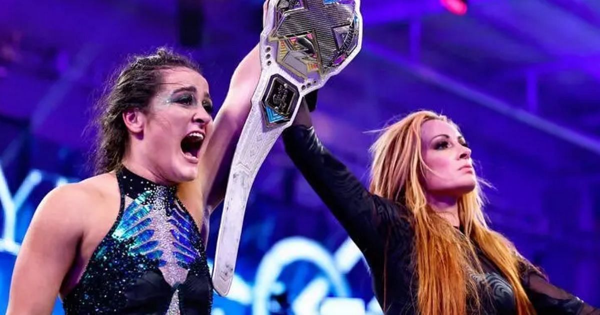 Becky Lynch and Lyra Valkyria at NXT Halloween Havoc