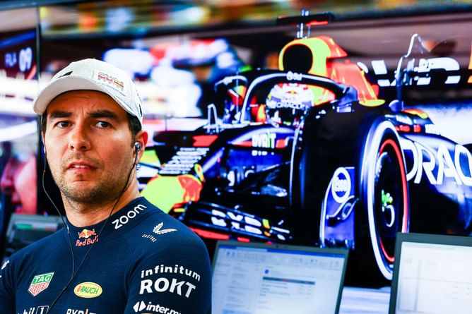 "We have a good direction" - Sergio Perez reflects on a positive first day at 2023 F1 Mexican GP