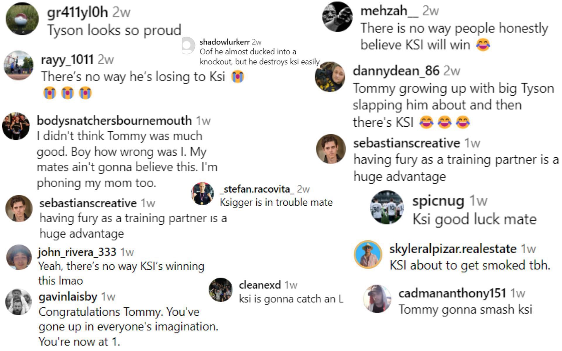 KSI vs Tommy Fury: 