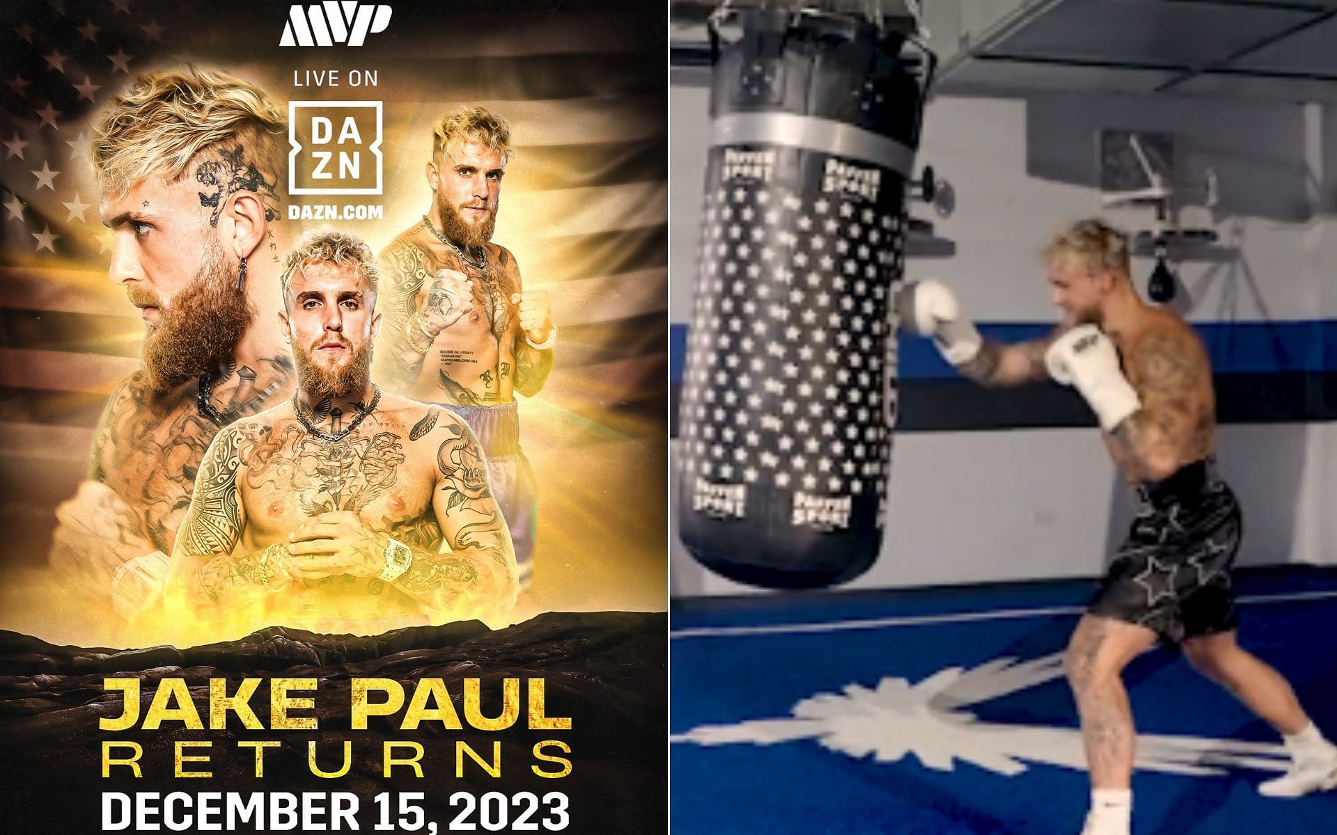 Jake Paul announces his return [Photo credit: @MostVpromotions and @jakepaul - X]