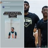 Bryce James sparks homecoming rumors with Ohio State visit ahead of junior season at Notre Dame