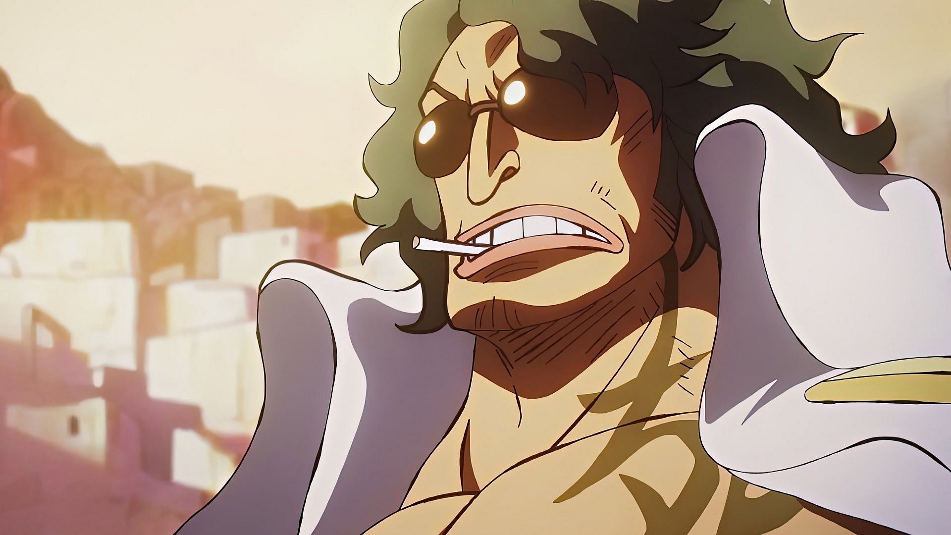 Aramaki &quot;Ryokugyu&quot; as seen in the One Piece anime (Image via Toei Animation)
