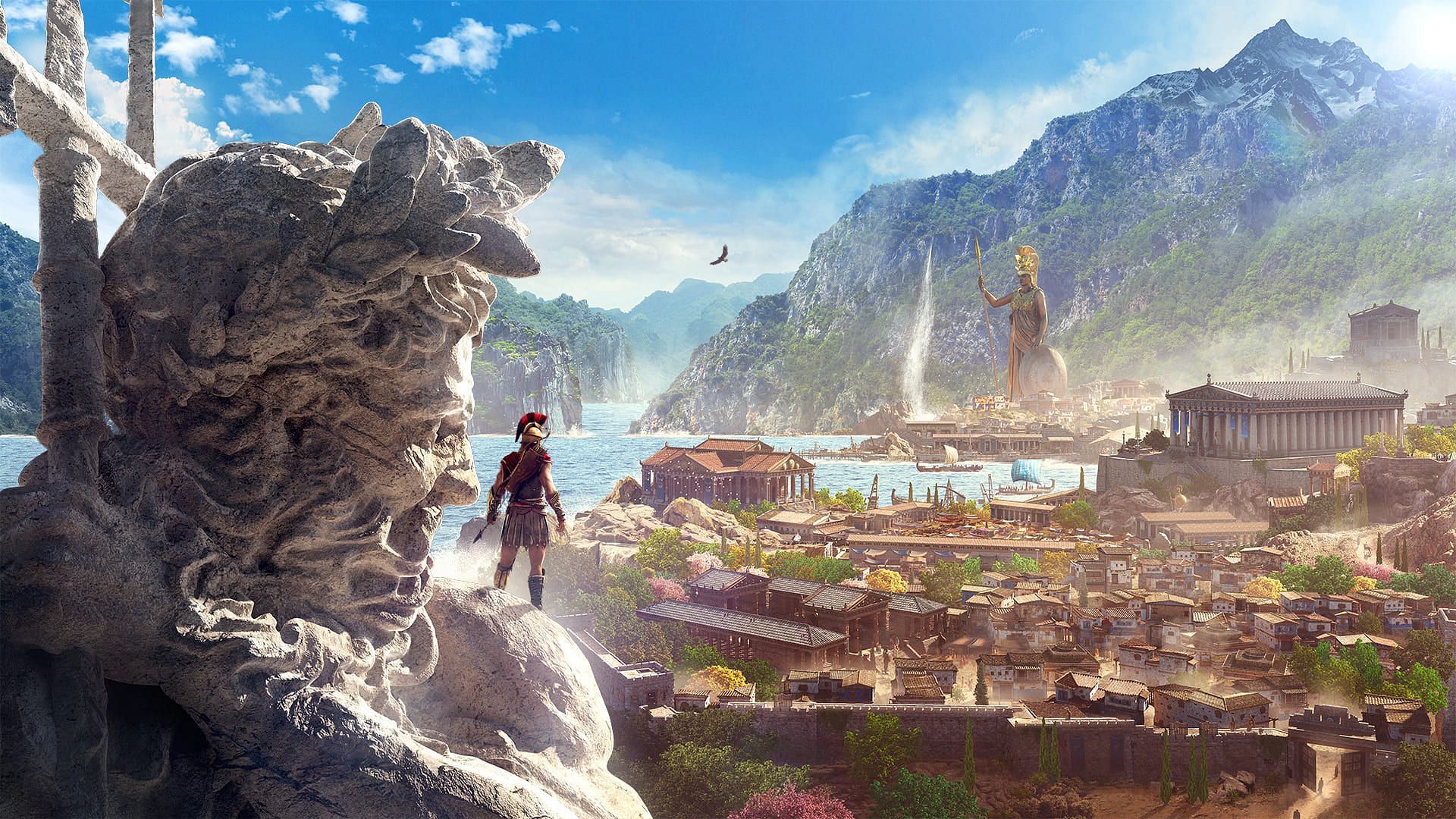 The vast world of Odyssey (Image via Ubisoft)