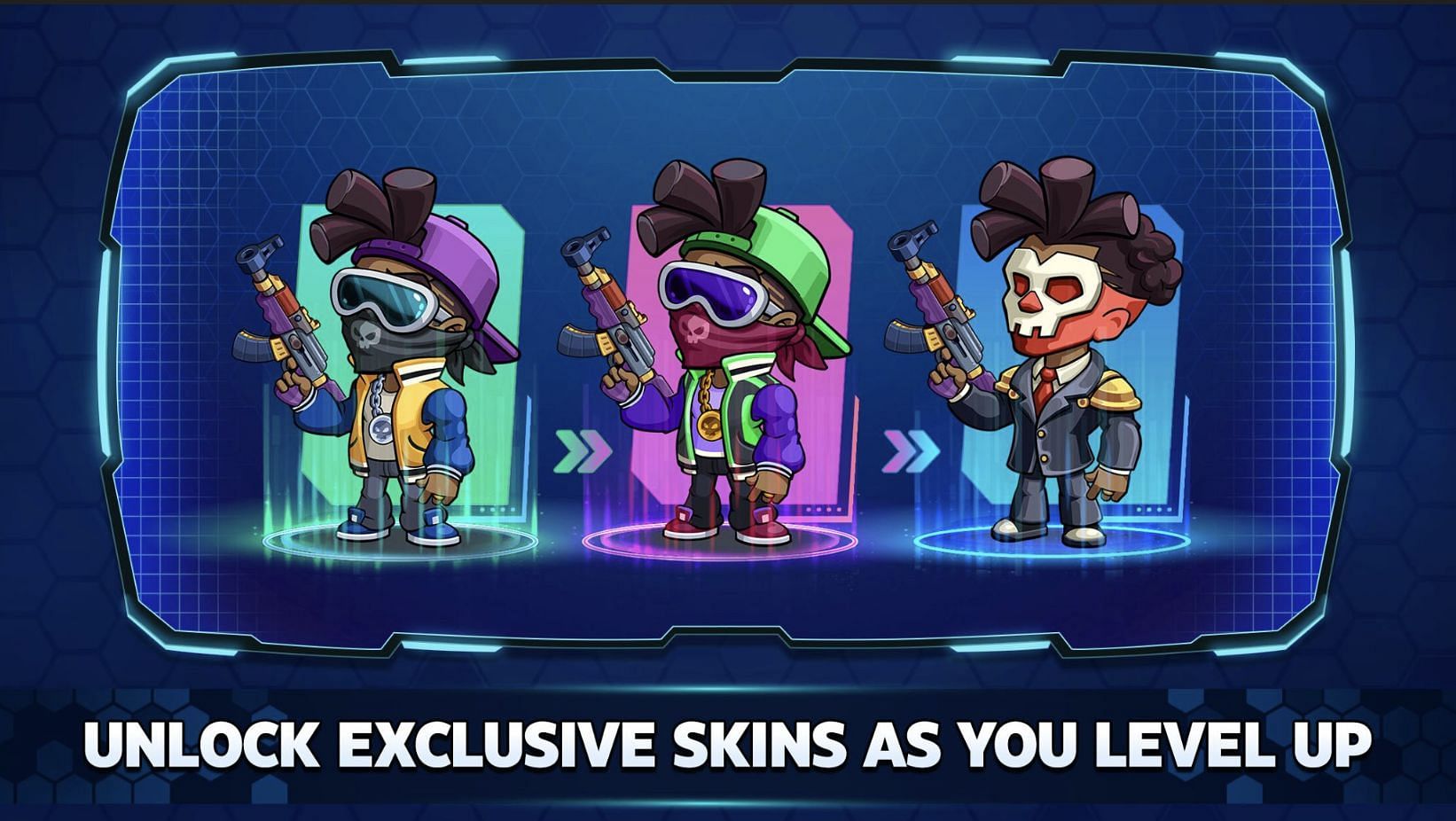 Exclusive skins in Battle Stars