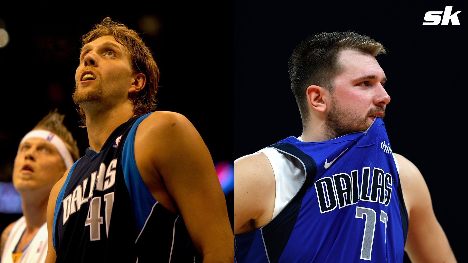 NBA star Luka Doncic and legend Dirk Nowitzki&rsquo;s attendance at Game 4 of the ALCS. 