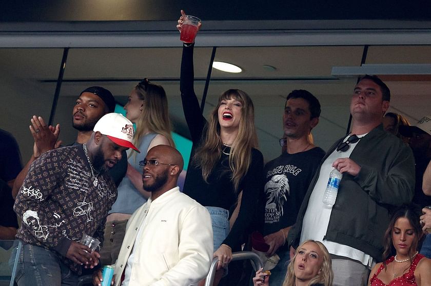 Taylor at the Kansas City Chiefs vs. New York Jets game at MetLife