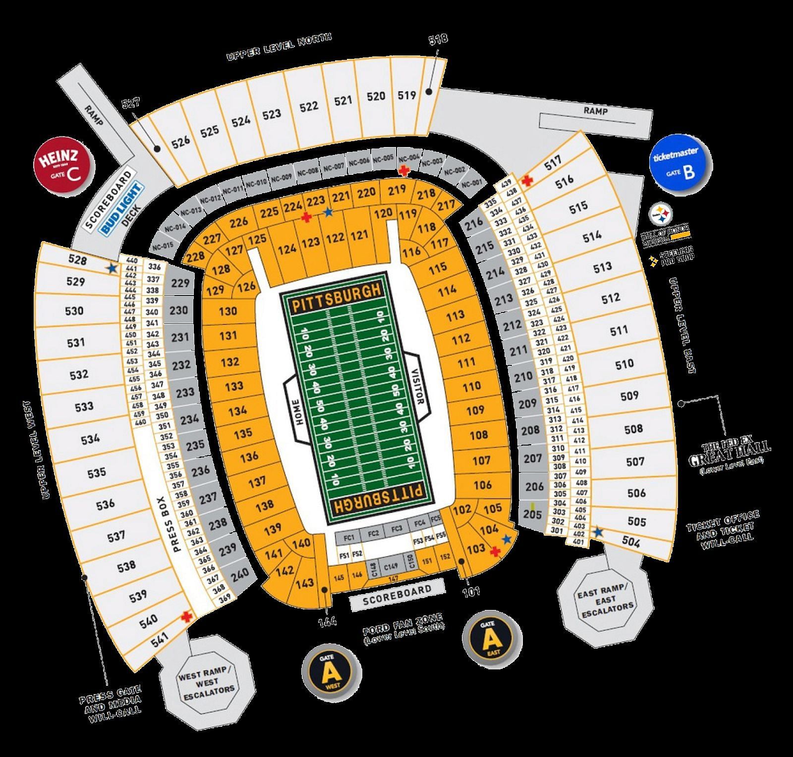 What is the Capacity of Acrisure Stadium?