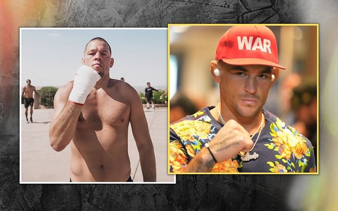 Dustin Poirier issues two-word clap back to Nate Diaz after latter mocks Charles Oliveira with 'The Diamond' reference