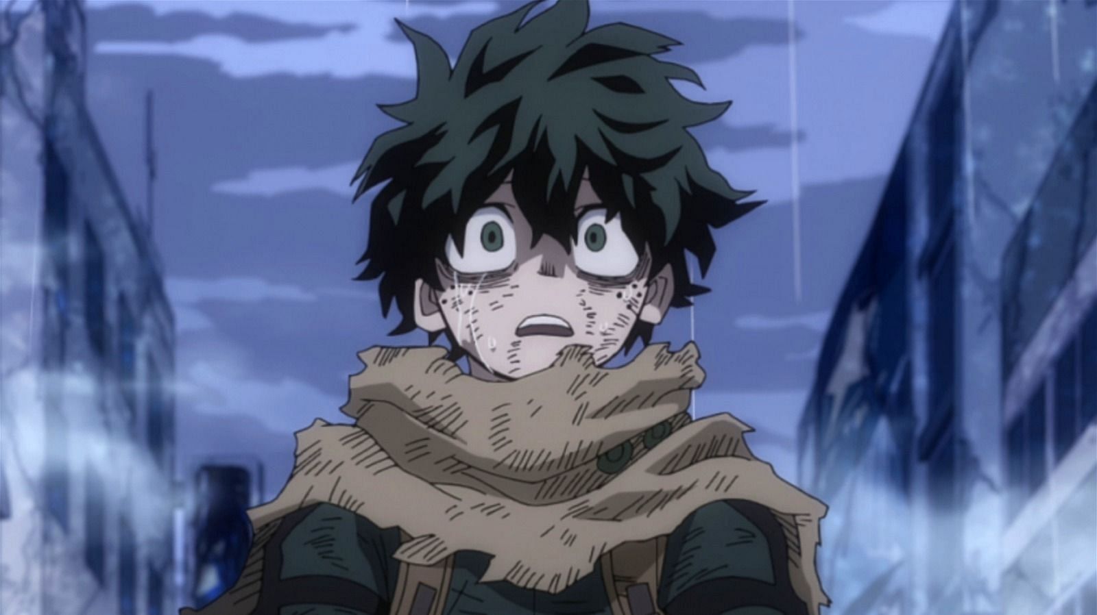 Deku as seen in the My Hero Academia anime (Image via BONES)