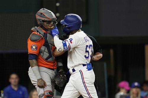 ALCS Astros Rangers Baseball