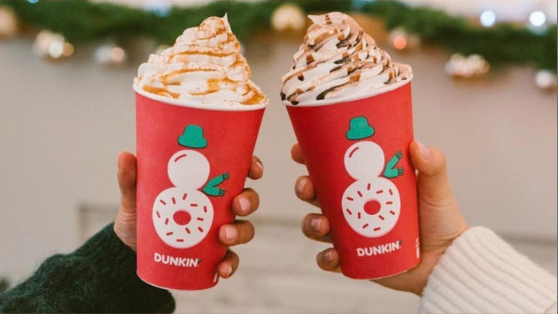 The leaked holiday menu is expected to hit stores nationwide on November 1 (Image via Dunkin&#039; Donuts)