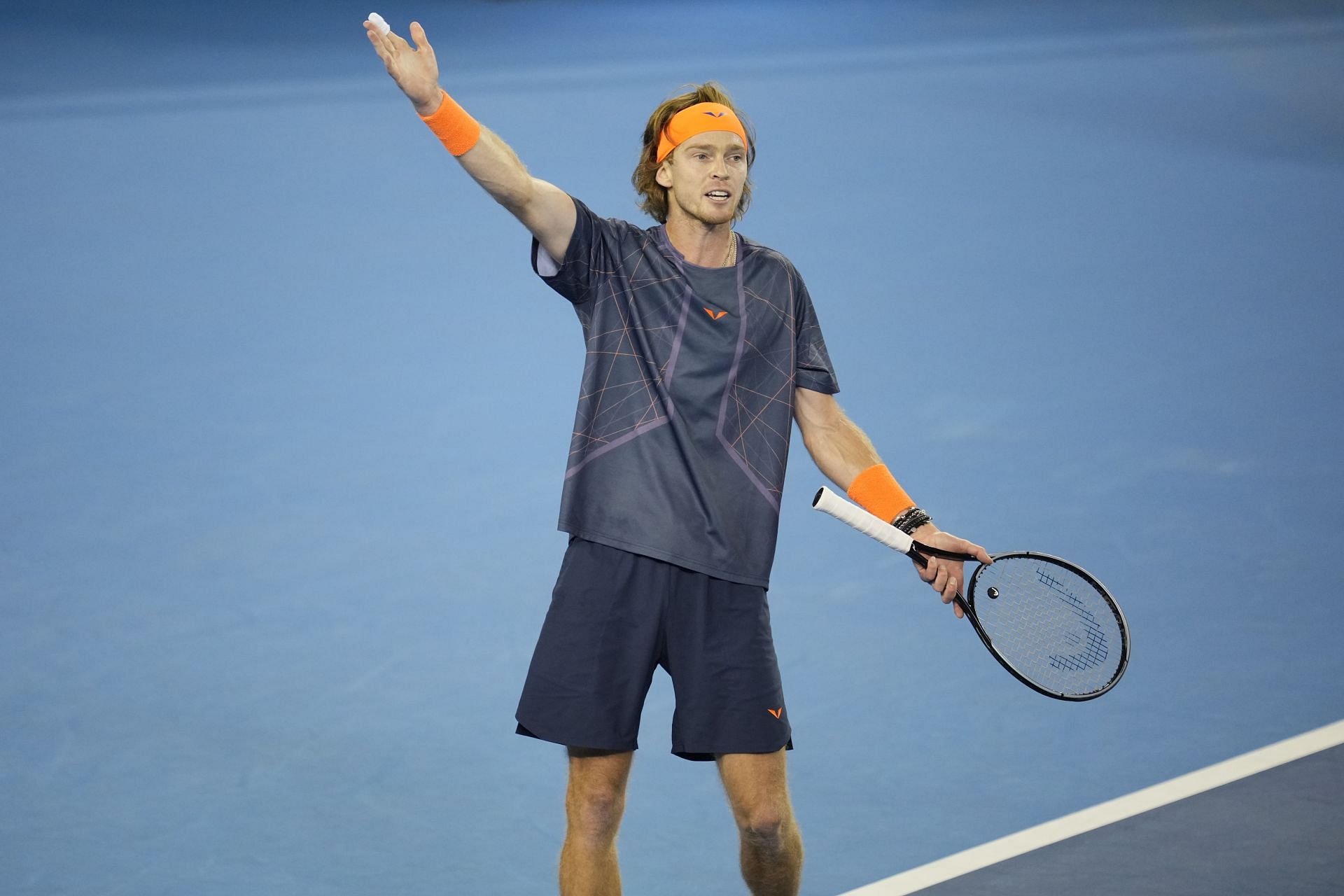 Rublev at the 2023 China Open.