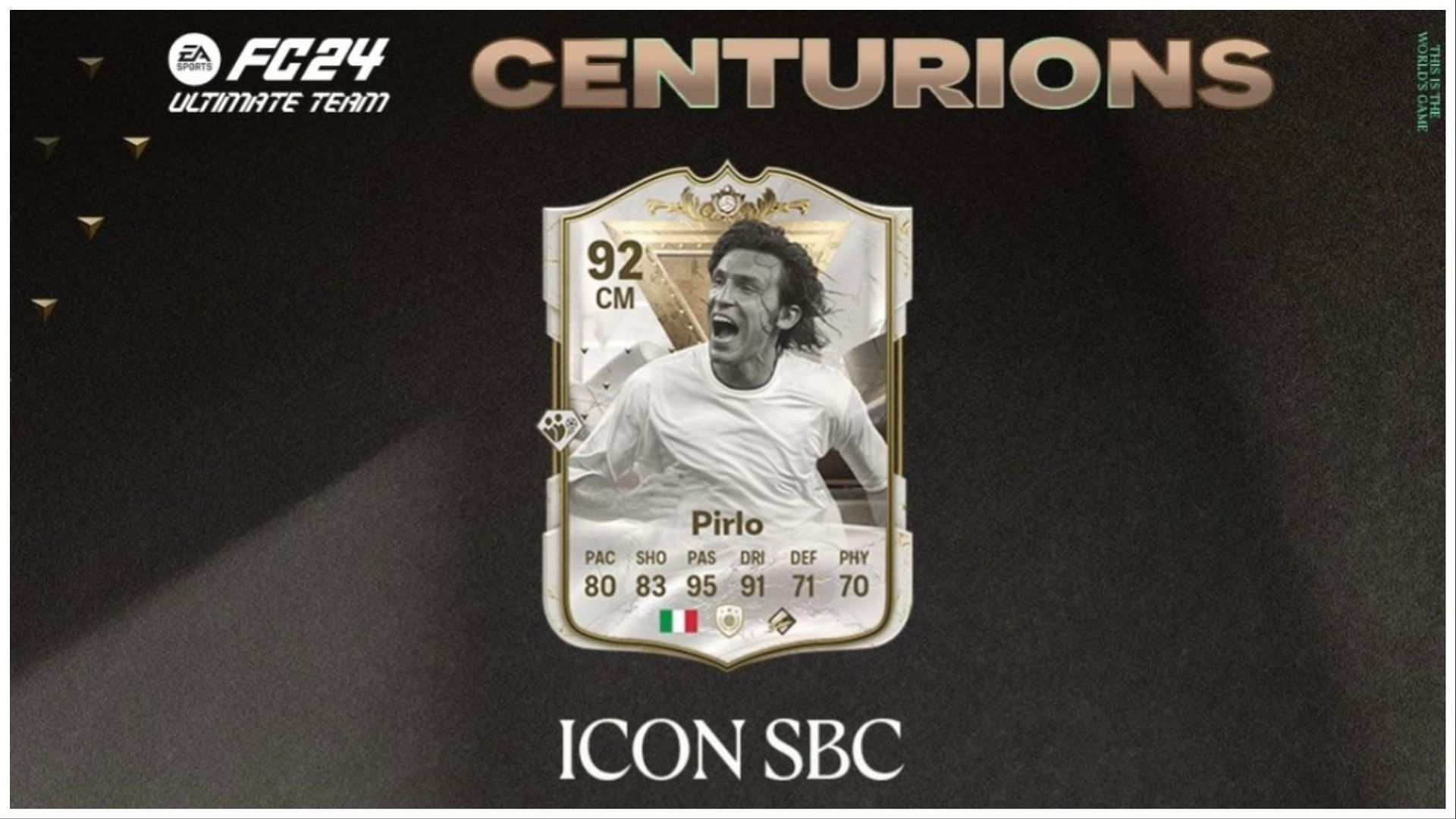 Centurions Pirlo is now available (Image via EA Sports)