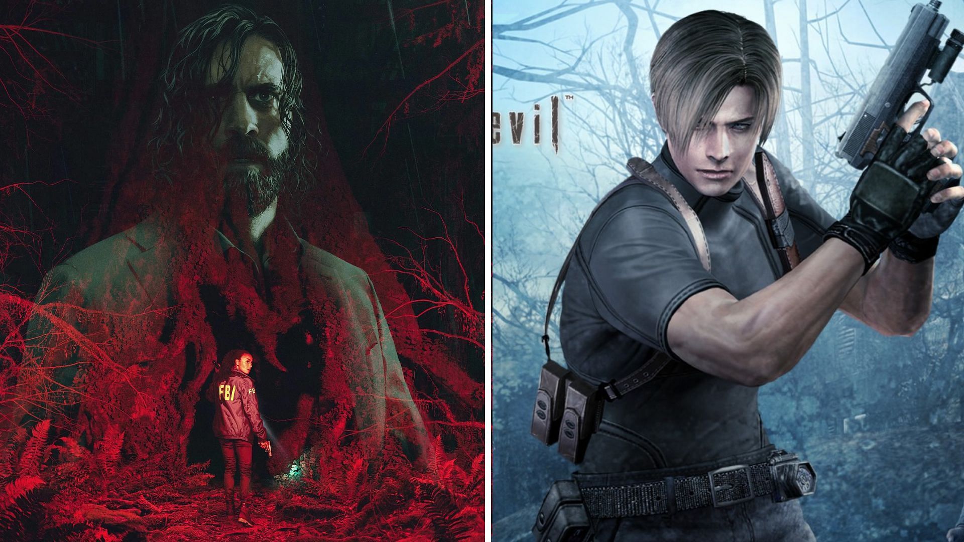 Alan Wake 2 and Resident Evil 4 are great games (Image via Remedy/Capcom)