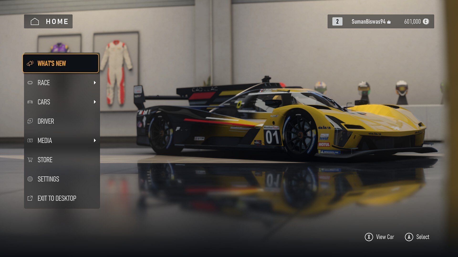 The minimalistic presentation (Image via Forza Motorsport)