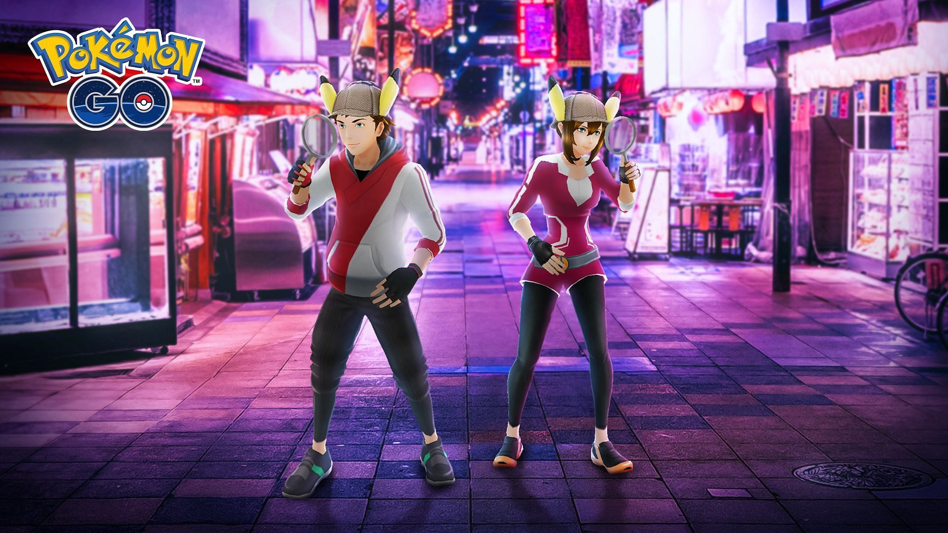 Official artwork for the Detective Pikachu event in Pokemon GO (Image via Niantic)