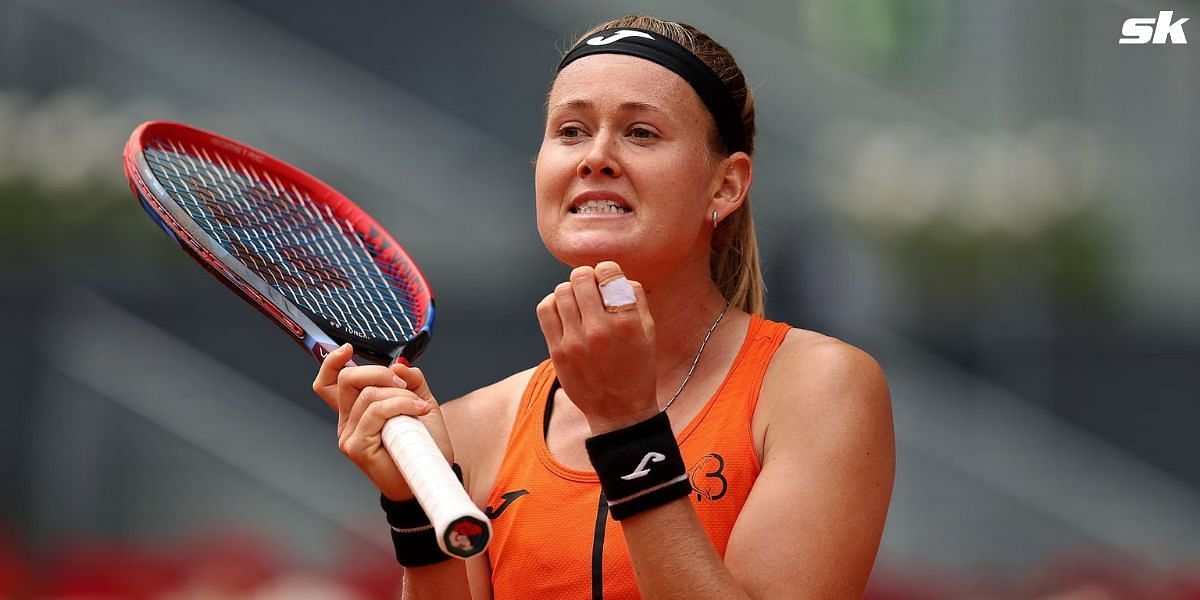 Marie Bouzkova bursts into tears after narrowly missing out on Jiangxi Open