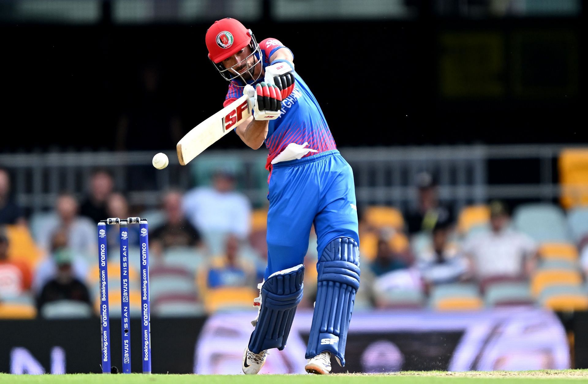 Ibrahim Zadran during the ICC Men&#039;s T20 World Cup [Getty Images]