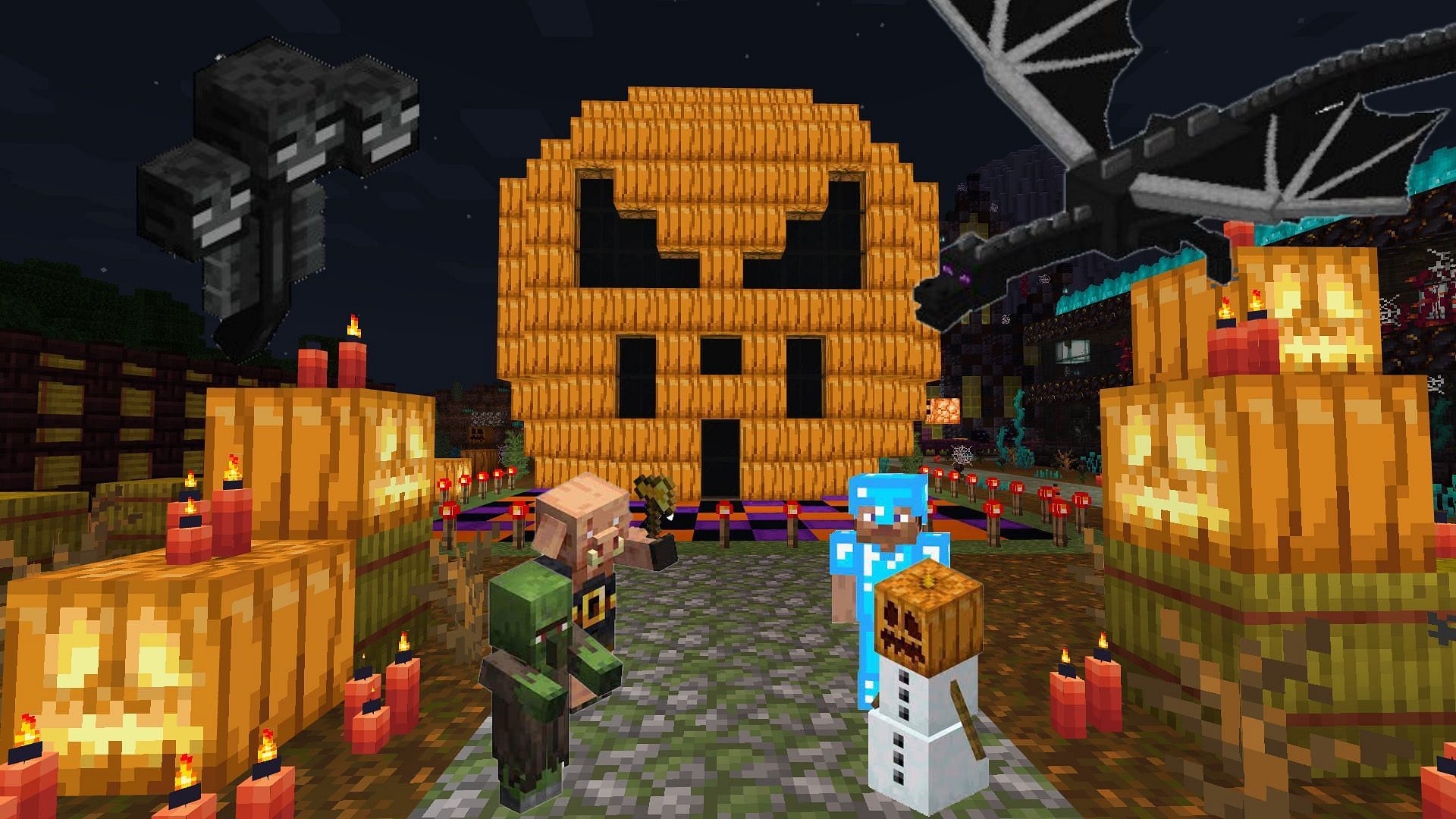 Enlighten the aura of Halloween with Minecraft costumes (Image via minecraft.net and Mojang) 