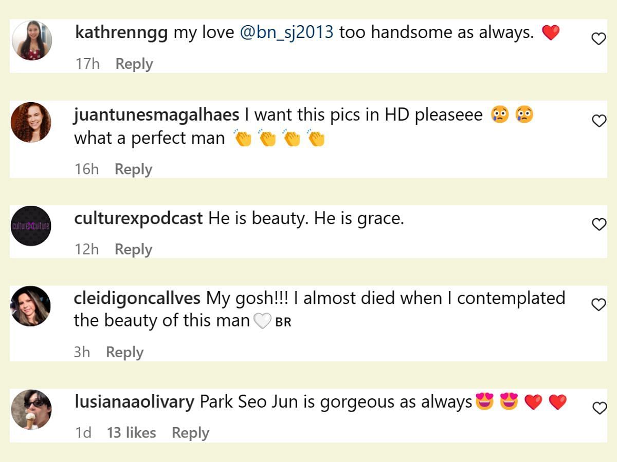 Fan reactions (Image via Instagram/@ellekorea)
