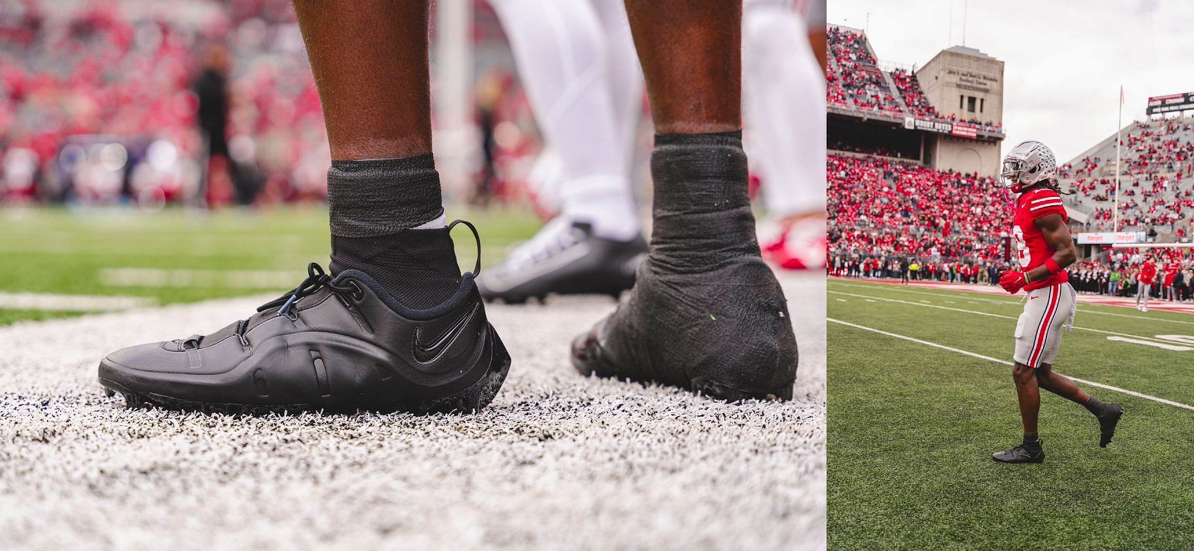 Let's go 18”: LeBron James hyped as Ohio State's Marvin Harris Jr. sports  his custom cleats