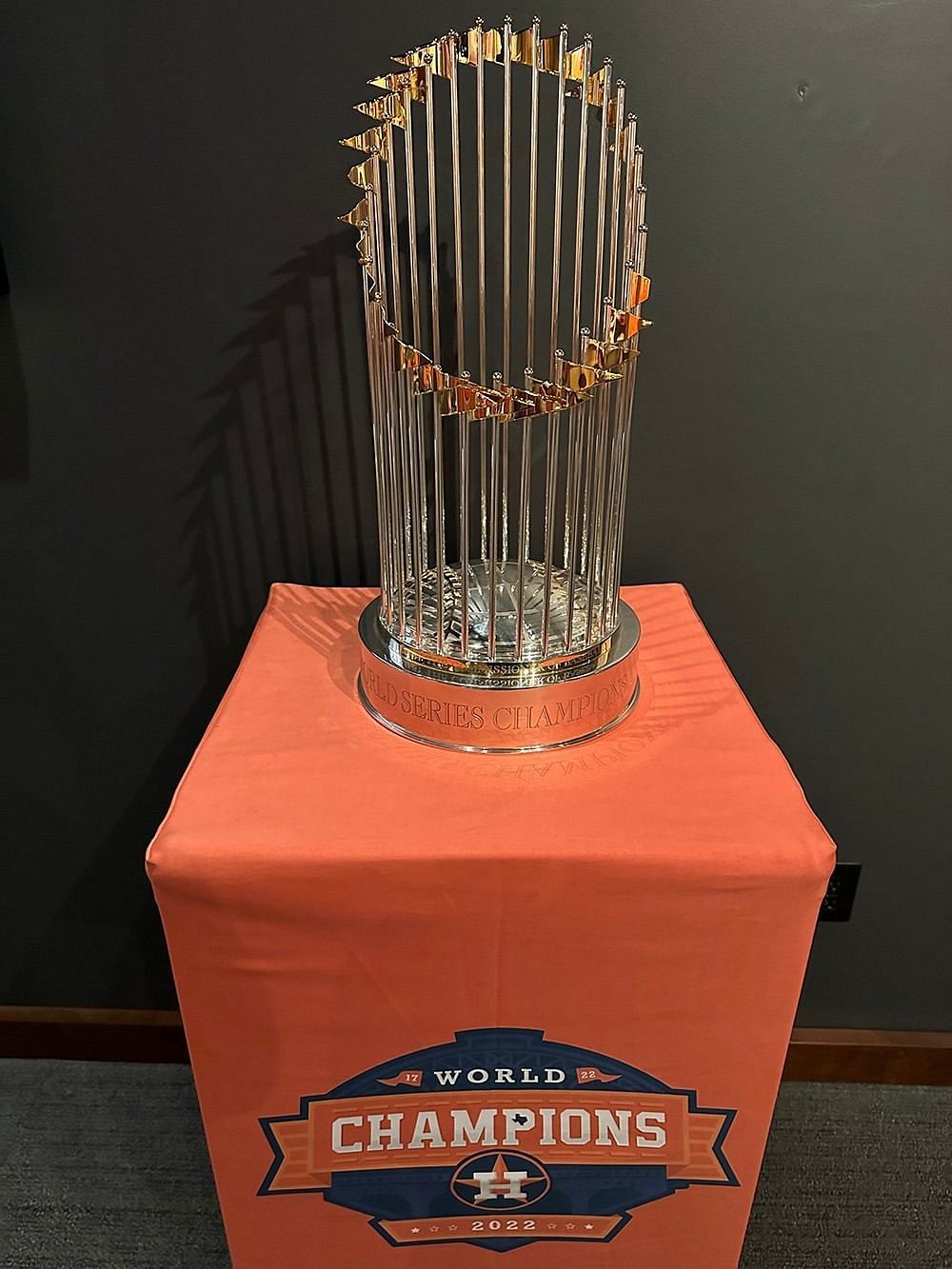Astros 2022 World Series trophy