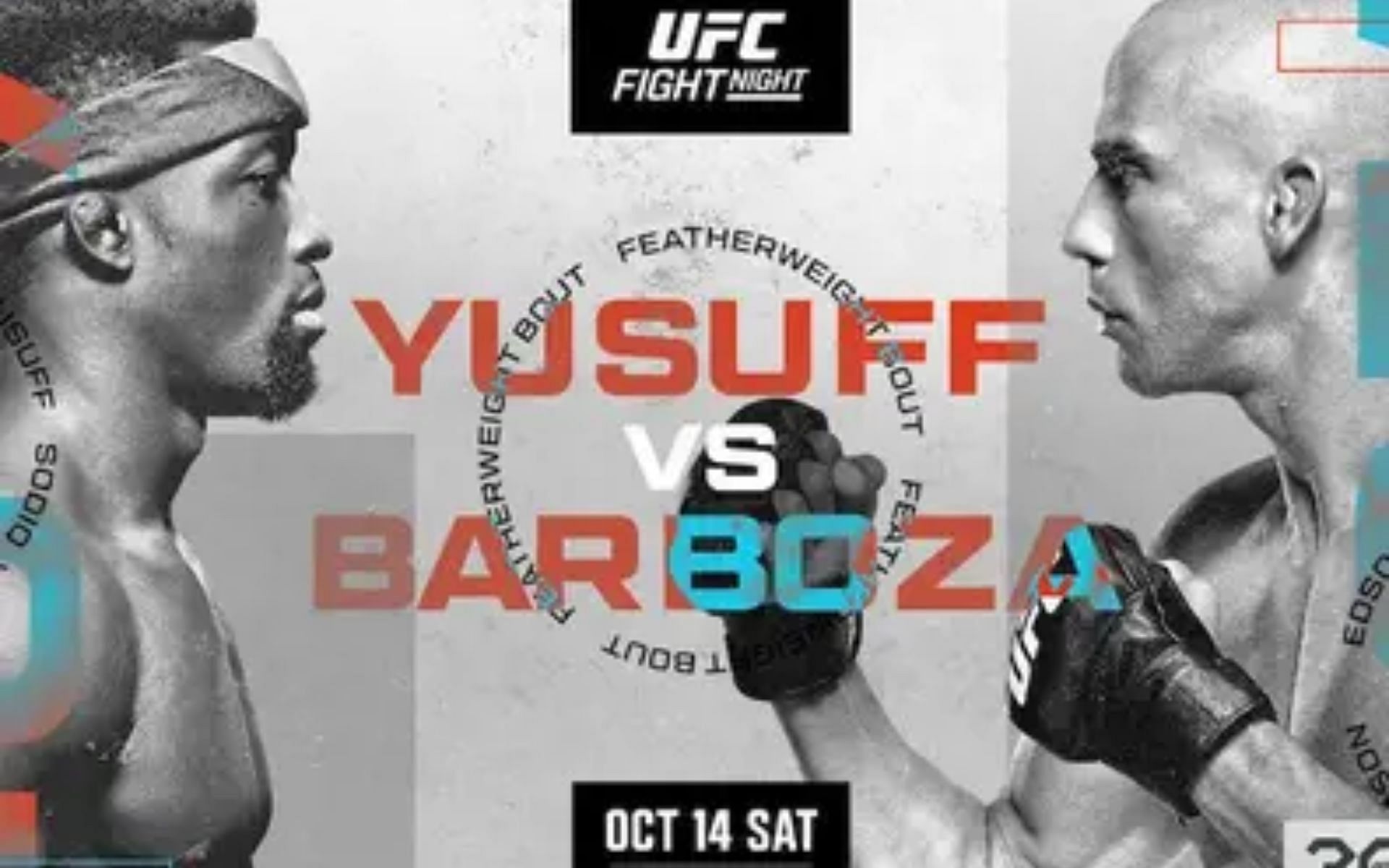 Sodiq Yusuff takes on Edson Barboza in this weekend