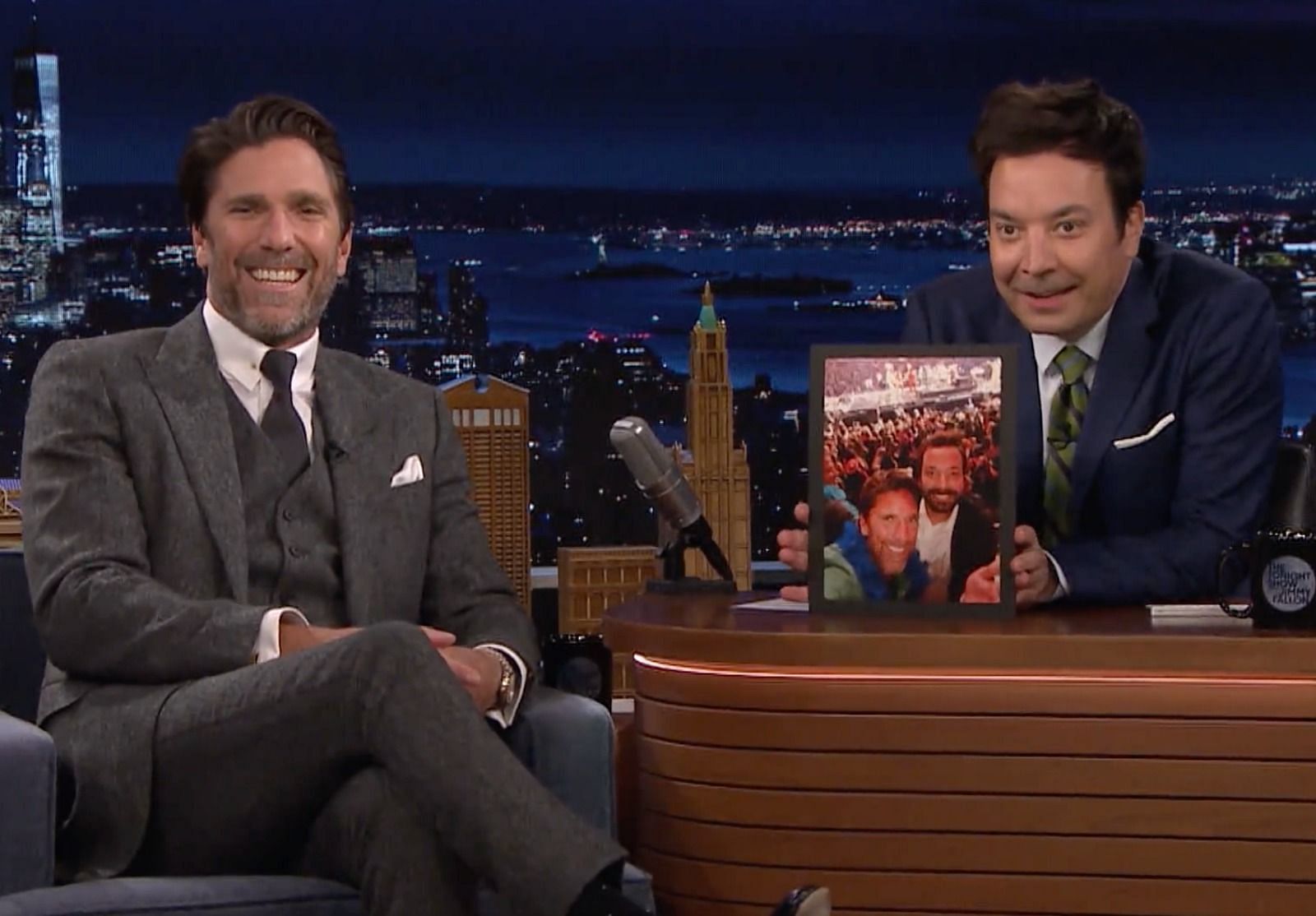 How Henrik Lundqvist made Jimmy Fallon take some heat during Harry Styles concert