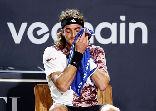 Stefanos Tsitsipas at the 2023 Italian Open