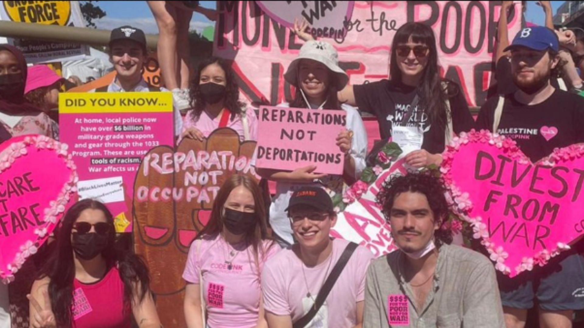 Code Pink was founded in November 2022. (Image via X/CodePink)