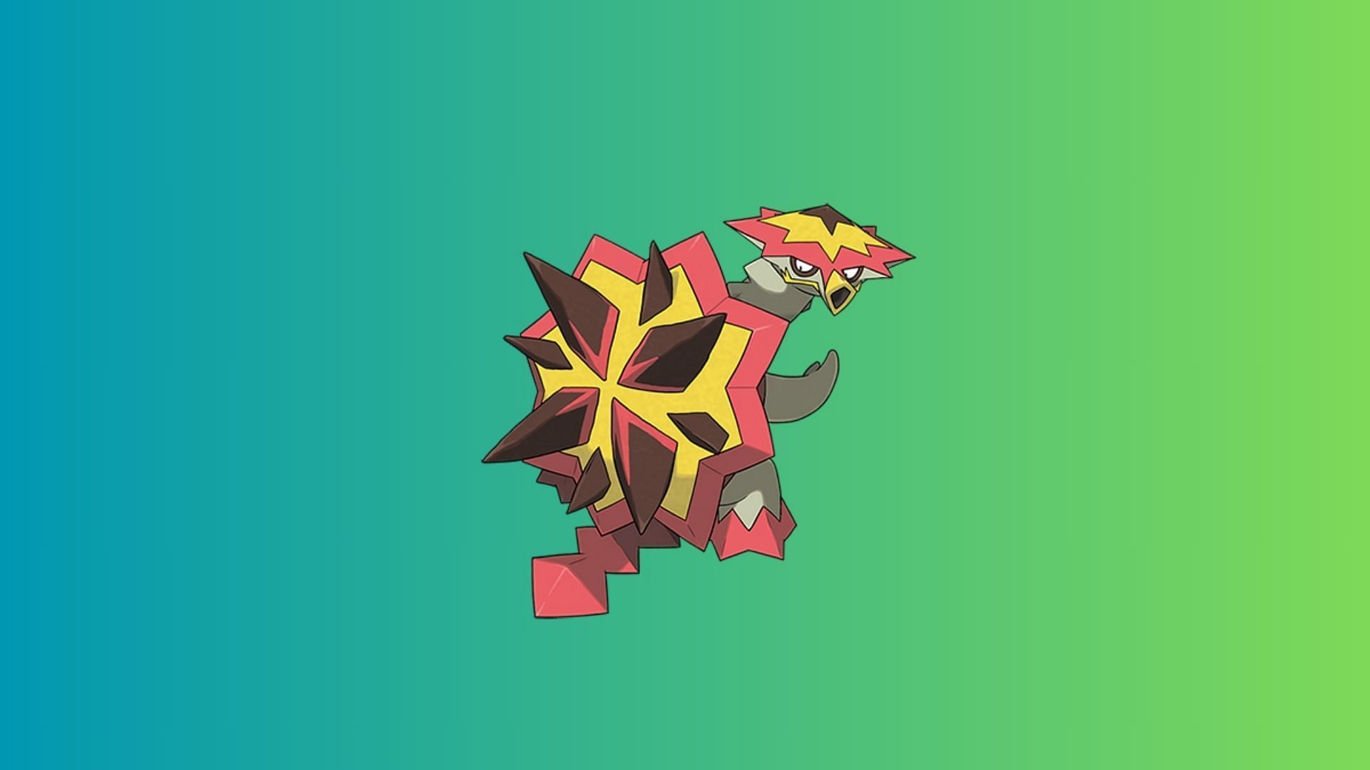 Turtonator can learn Explosion (Image via The Pokemon Company)