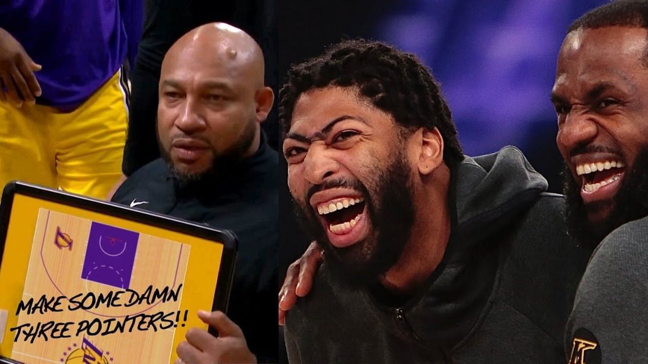 NBA fans trolled Darvin Ham and Anthony Davis recently. 