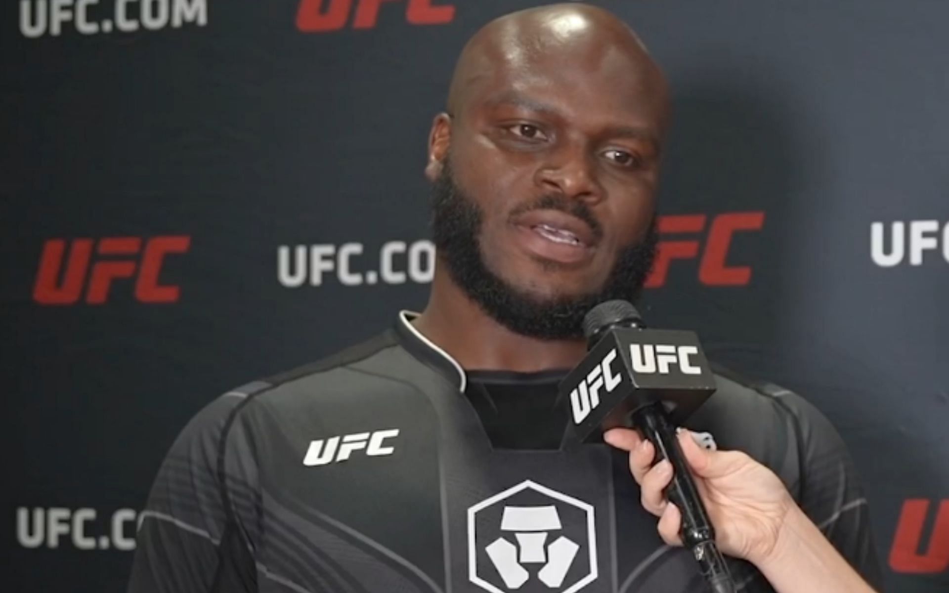 Derrick Lewis UFC interview [Photo credit: UFC.com]