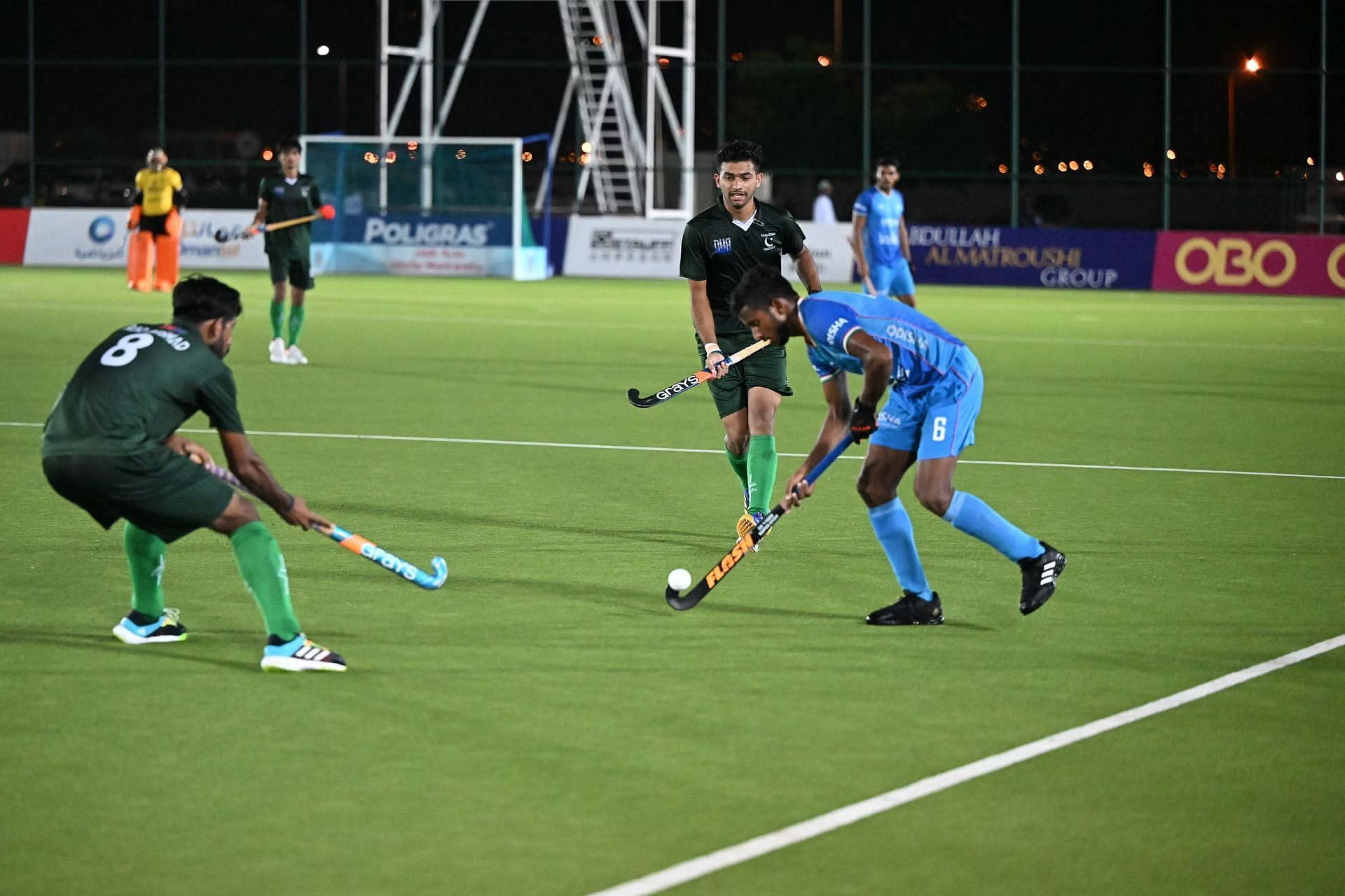 Uttam Singh in action against Pakistan at the Asia Cup